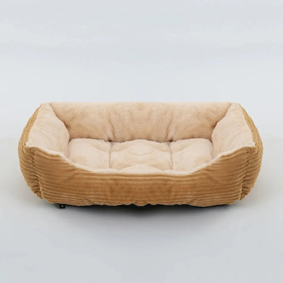 Calming Plush Pet Bed