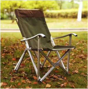 Camping Chair Camp Chair Outdoor Chair Portable s for Relax Camping Fishing Backrest Stool Aluminum Alloy Leisure Beach Chair s Outdoor Fishing Chair