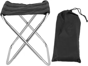 Camping Chair Portable Folding Chair Fishing Chair Aluminum Picnic Bench Lightweight Camping Chair Oxford Cloth Outdoor Camping Chair Picnic Fishing Black