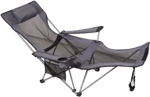 Camping Chairs Outdoor Folding Camping Chair Recliner Portable Back Fishing Chair Leisure Stool Beach Break Chair Sports Chair Portable Folding Chair (Color : B)