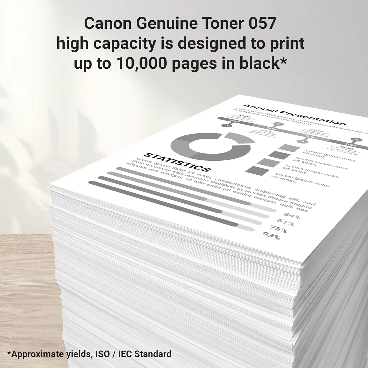 Canon Genuine 057 Black Toner Cartridge High Capacity Compatible with LBP220 Series, LBP230 Series, MF440 Series, MF450 Series