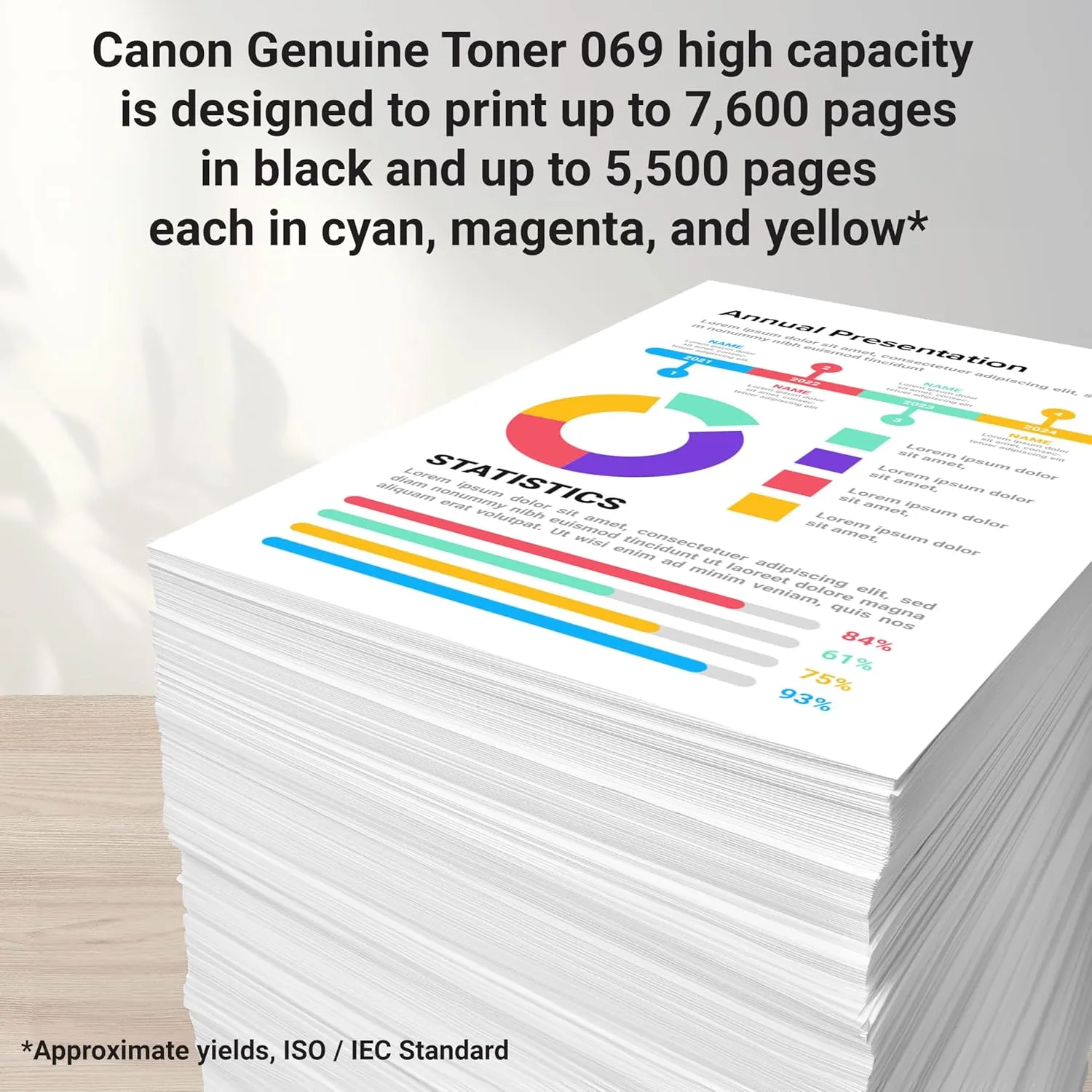 Canon Genuine 069 Black Toner Cartridge High Capacity Compatible with MF753Cdw, MF751Cdw, LBP674Cdw