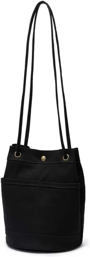 Canvas bag women wild ins fashion one-shoulder art small fresh and simple messenger women's bucket bag