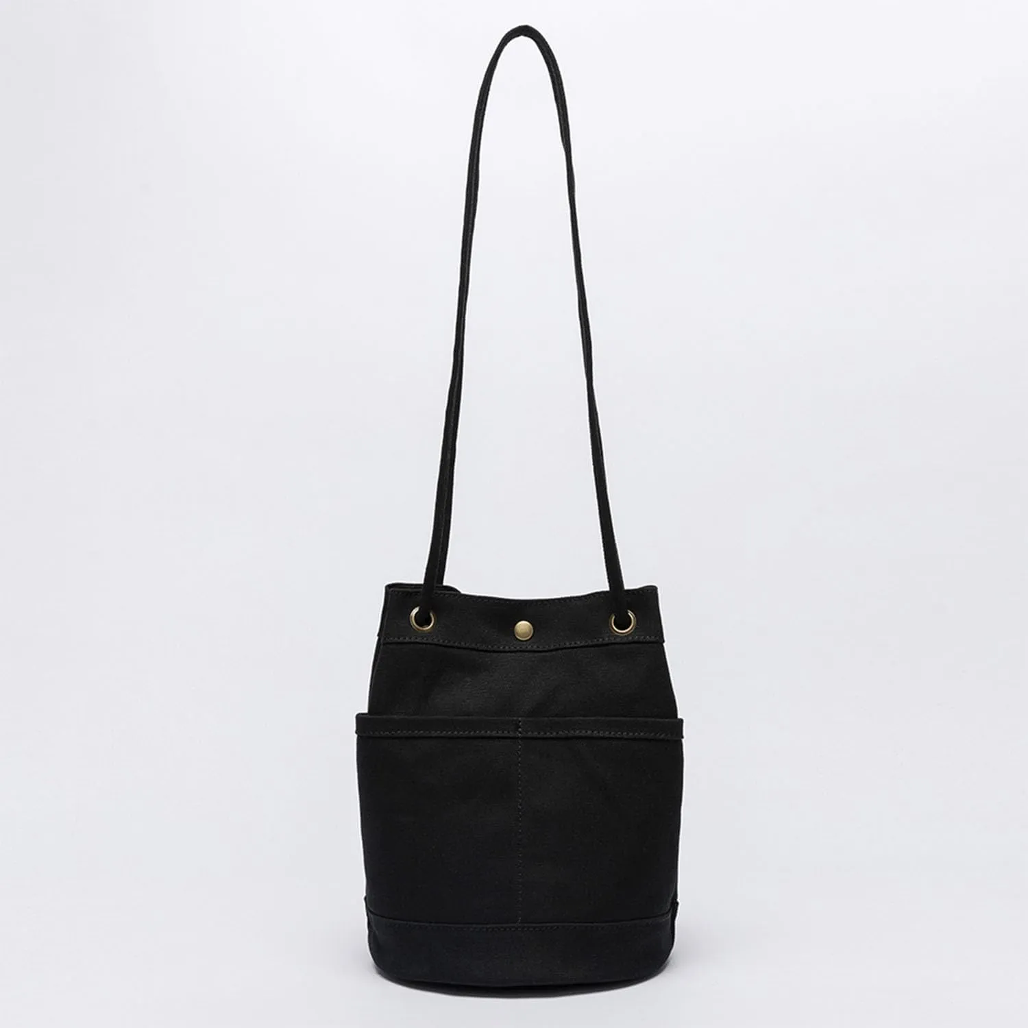Canvas bag women wild ins fashion one-shoulder art small fresh and simple messenger women's bucket bag