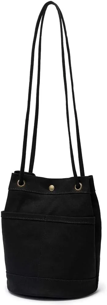 Canvas bag women wild ins fashion one-shoulder art small fresh and simple messenger women's bucket bag