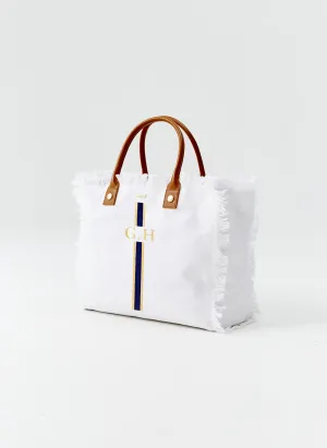 Cap Ferrat White Navy