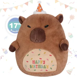 Capybara Stuffed Animal Pillow, Cute Plush Pillow for Cuddling, Capybara Plush Toy for Kids and Adults, Capybara Gifts