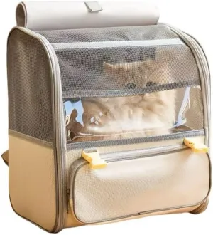 Car Cat Carrier for Toyota Hilux Extra Cab 2009-2024, Pet Carrier Travel Bag for Small Medium Cats with Mesh Ventilation, Breathable Foldable for Airplane, Car, Vet Visits,Grey