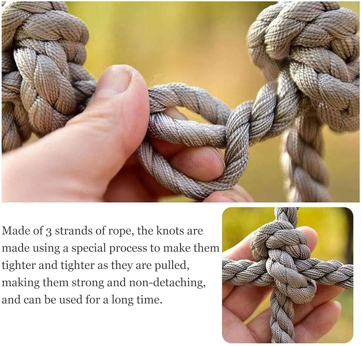 Cargo Climbing Net,Outdoor Treehouse Safety Protection Net Playground Climbing Netting,Rope Thickness 6mm,Truck Trailer Nets Cargo Net(Size:1x2m/3.3x6.5ft)