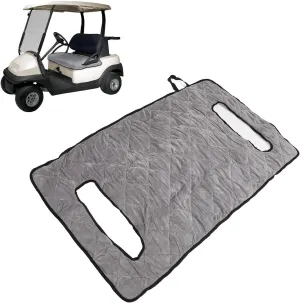 Cart Bench Seat Cover, Front Seat Cover Set for Club Car, Club Car Seat Cover, Oxford Fabric Portable Breathable Cart Seat Cover Blanket for All Weather