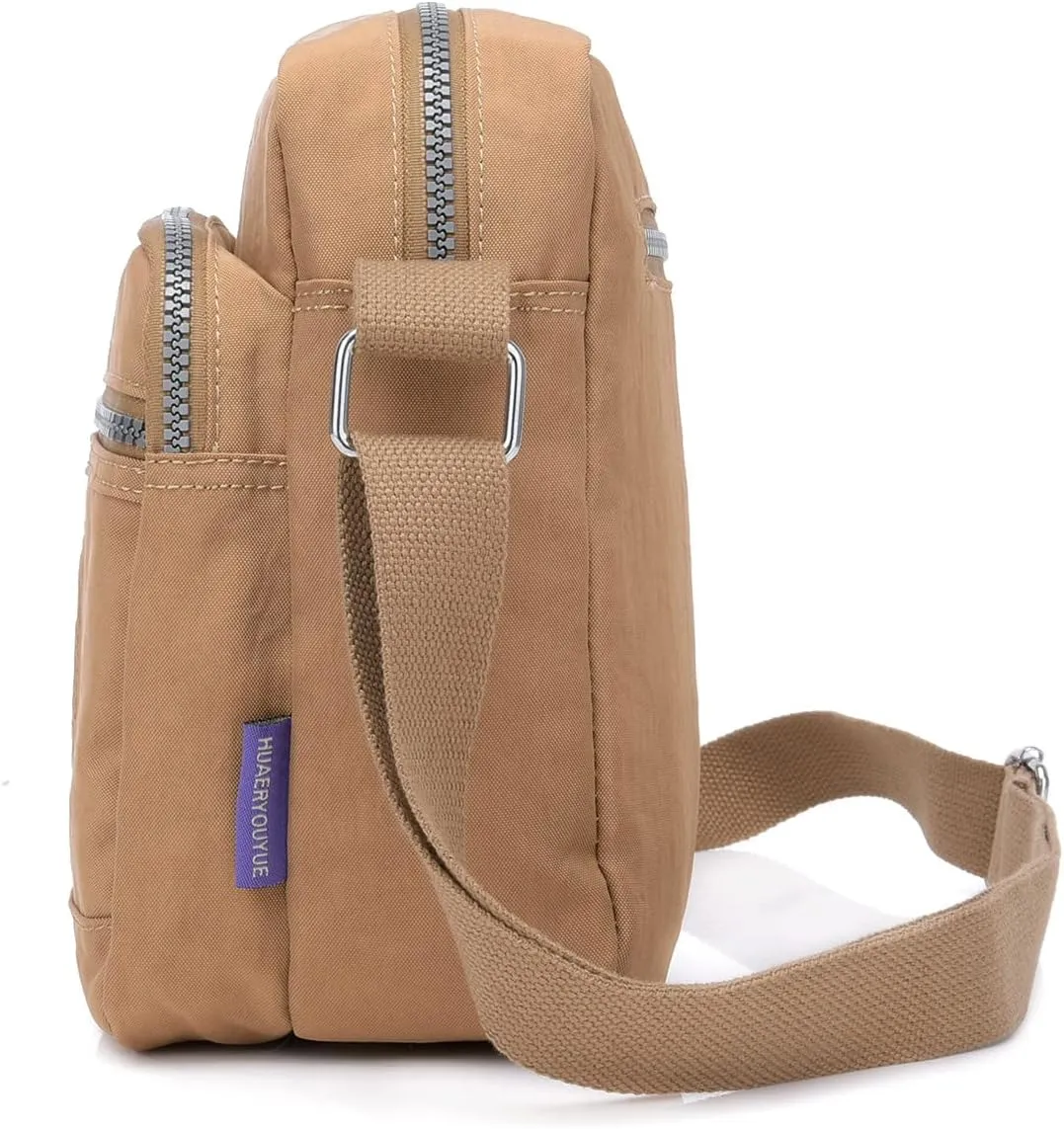 Casual Nylon Crossbody Purse Bag Waterproof Lightweight Shoulder Bag for Women Handbag