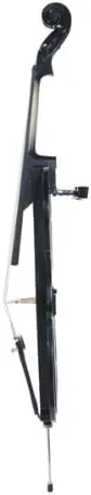 Cecilio 4/4 CECO-1BK Black Metallic Electric Cello with Ebony Fittings in Style 1 (Full Size)