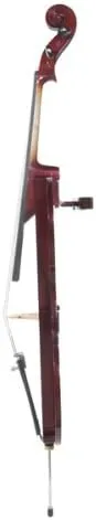 Cecilio CECO-1DW Ebony Electric Silent Metallic Mahagony Cello in Style 1, Size 4/4 (Full Size)