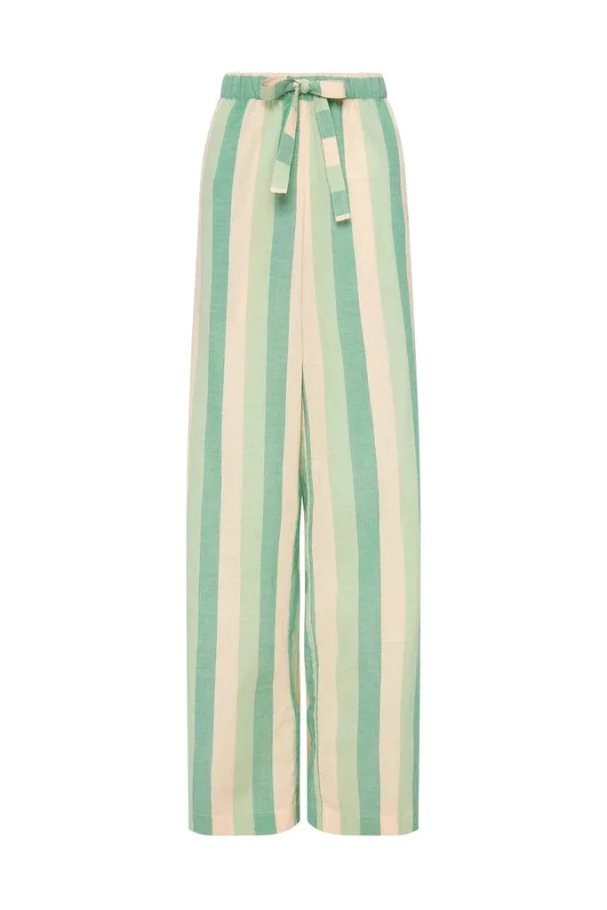 Celvia Pant - Pape Stripe Green