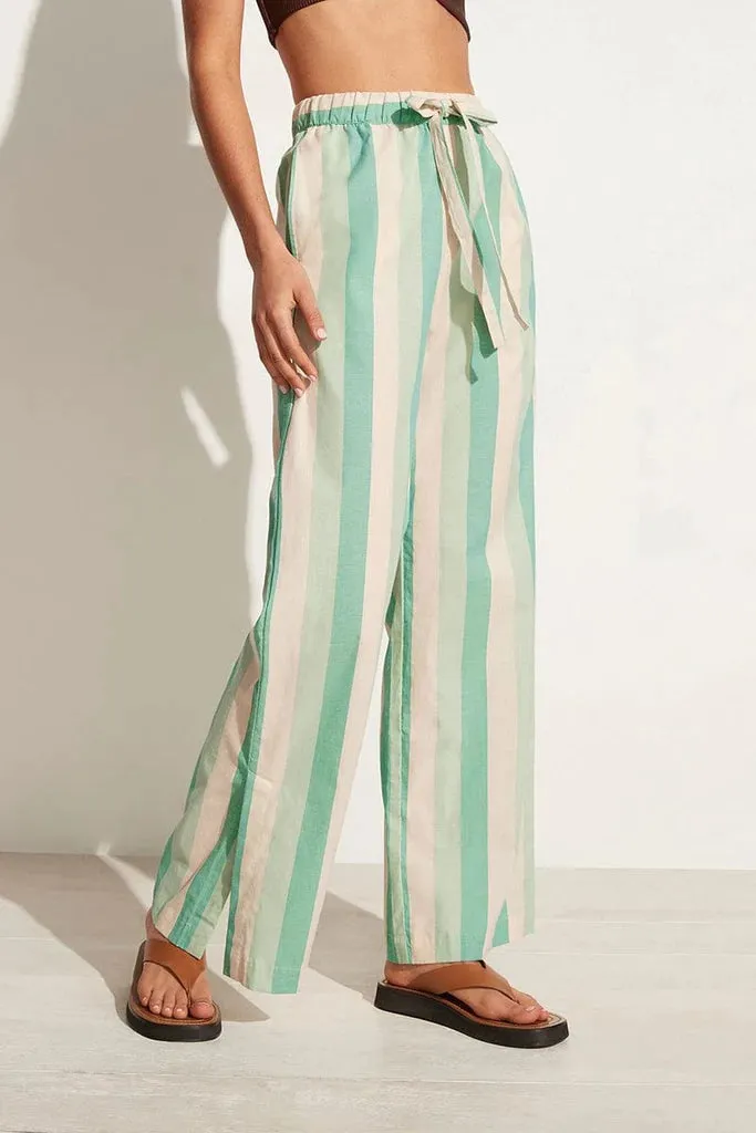 Celvia Pant - Pape Stripe Green
