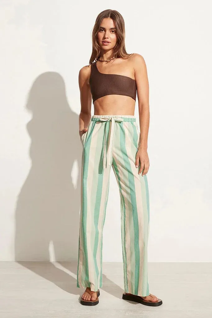 Celvia Pant - Pape Stripe Green