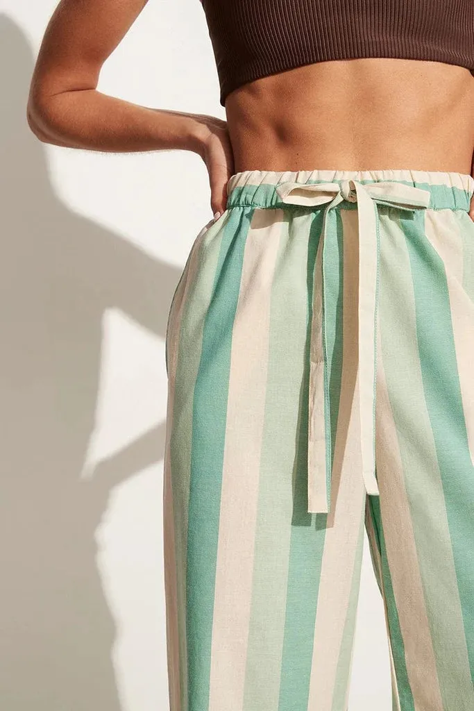 Celvia Pant - Pape Stripe Green