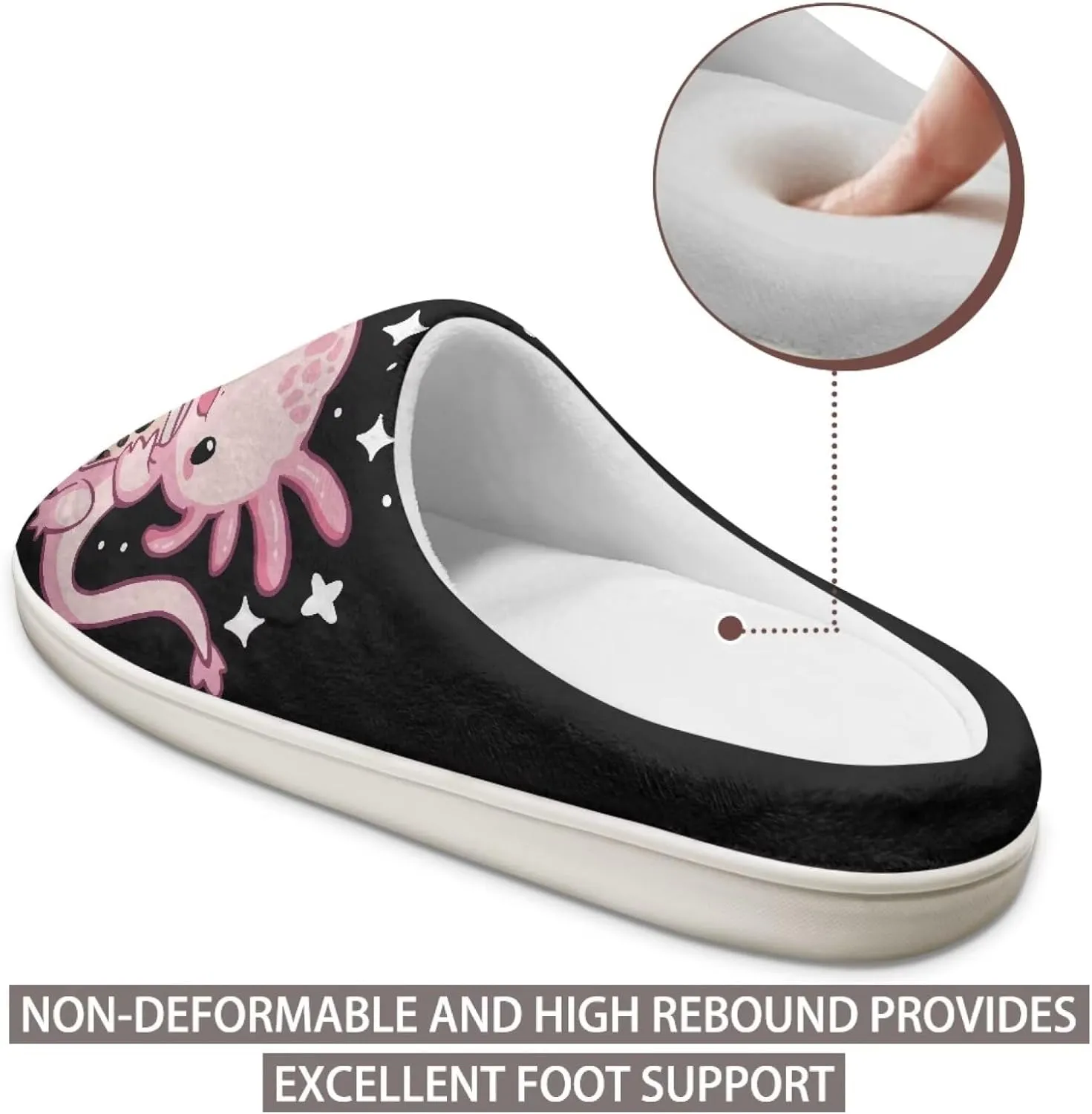 chaqlin House Slippers for Women Fuzzy Sandals Thick Sole Memory Foam Furry Lightweight Winter Outdoor Slip Resistant Causal Fuzzy Slipper Shoes