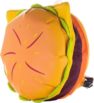 Cheeseburger Backpack Multi-Compartment, Universe Hamburger Backpack Burger Backpack Daypack
