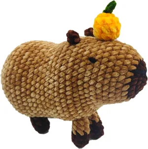 CHEZBABY Crochet Stuffed Animal Toys Soft Valentine’s Day Birthday for Women Men Toddler Kids (Capybara,Large)