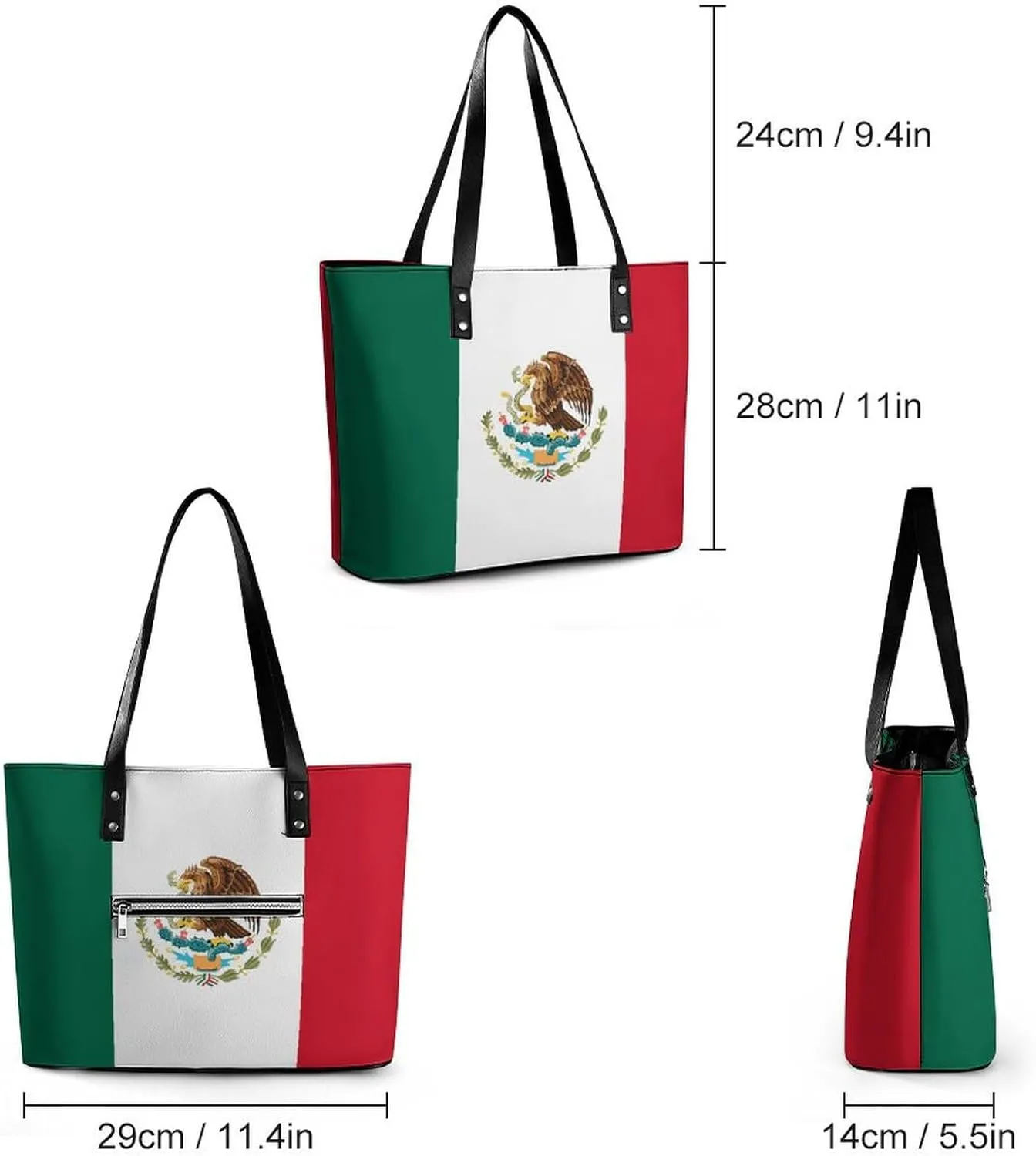 Chic Marshall Lslands Flag Shoulder Bag for Women Large Capacity Leather Tote Perfect for Travel
