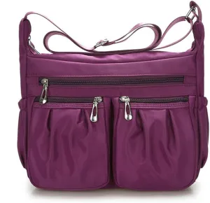 Chikencall Crossbody Bag for Women Waterproof Shoulder Bag Nylon Handbag Travel Work Purses