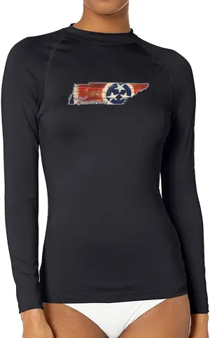 CHOO Women's Pirate Skull Uv-Protected Sports Fitted Shirt Skin Tee for Fishing, Large
