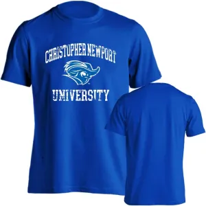 Christopher Newport Captains Distressed Retro Short Sleeve T-Shirt