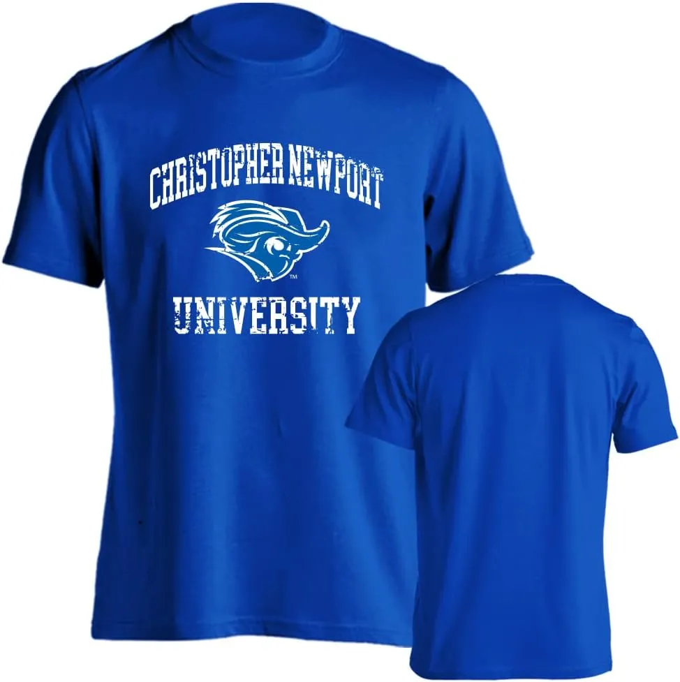 Christopher Newport Captains Distressed Retro Short Sleeve T-Shirt
