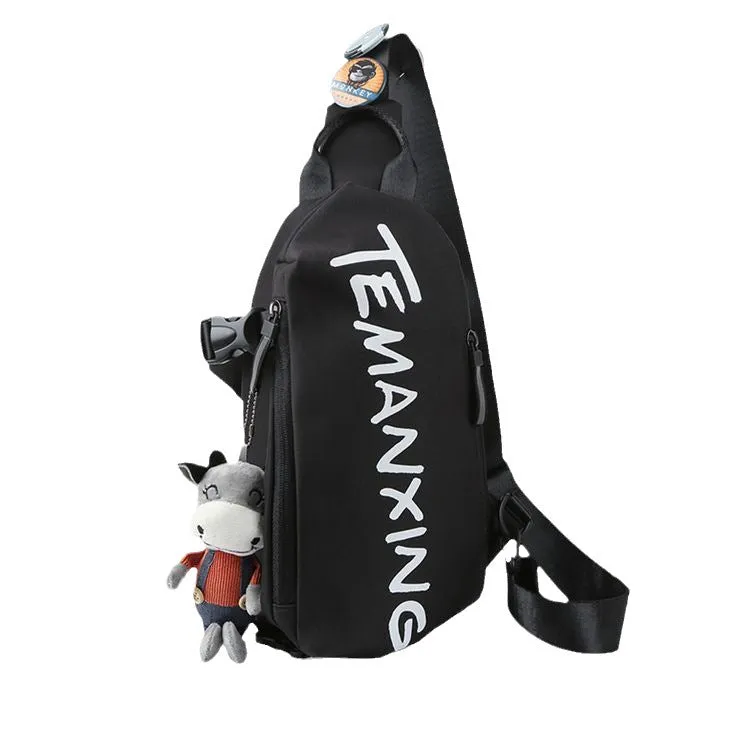 Classy Men's Slouchy Fashion Boys Female Men's Chest Bags