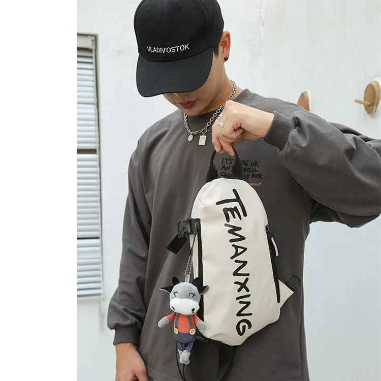 Classy Men's Slouchy Fashion Boys Female Men's Chest Bags