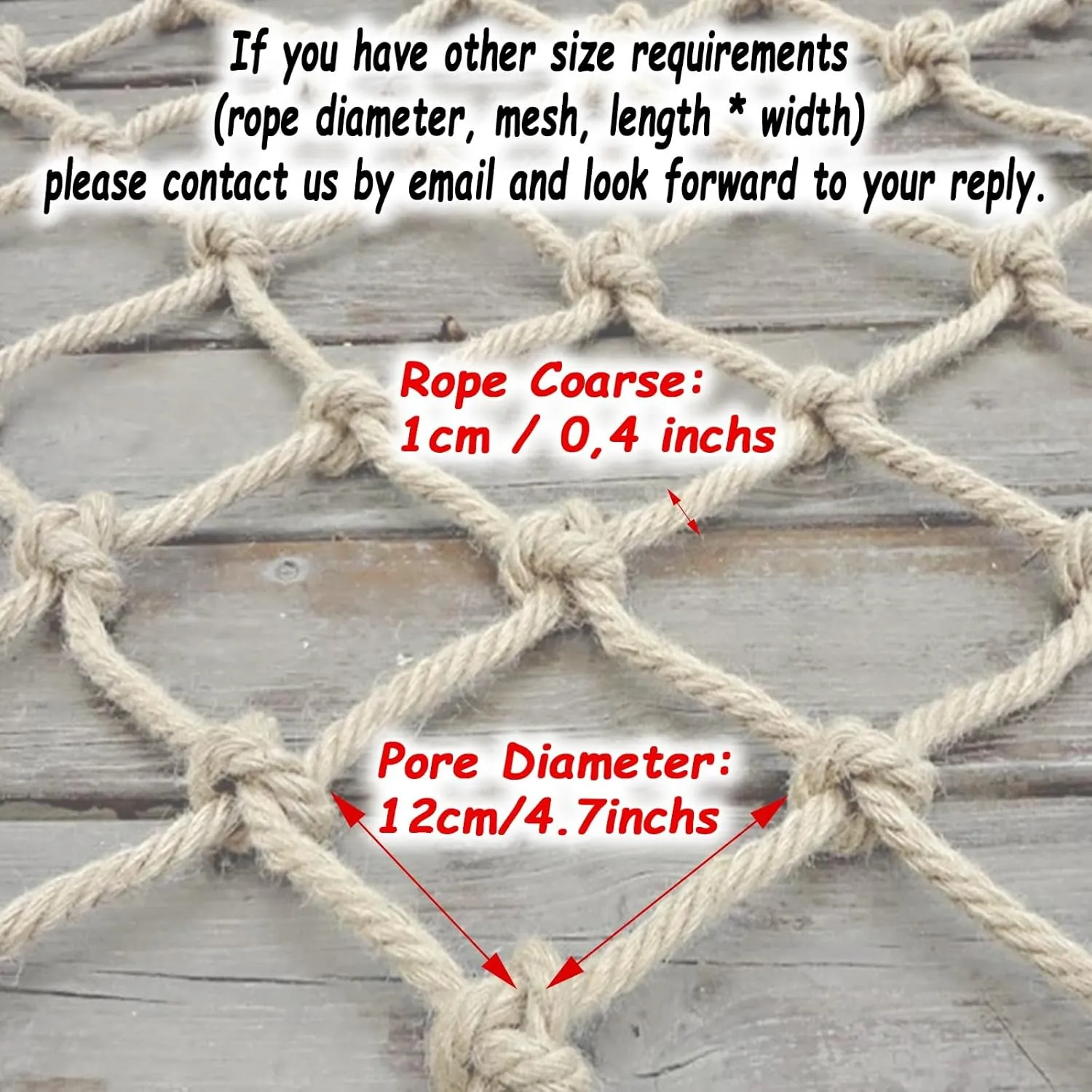 Climbing Frame Net, 3x33FT / 1x10(M) Rope Netting Climbing Cargo Nets Playground Kids Child Rock Ladder Wall Hammock Tree House Playset Swingset (Rope Dia 1cm)