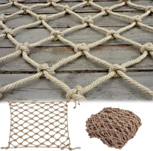 Climbing Frame Net, 3x33FT / 1x10(M) Rope Netting Climbing Cargo Nets Playground Kids Child Rock Ladder Wall Hammock Tree House Playset Swingset (Rope Dia 1cm)