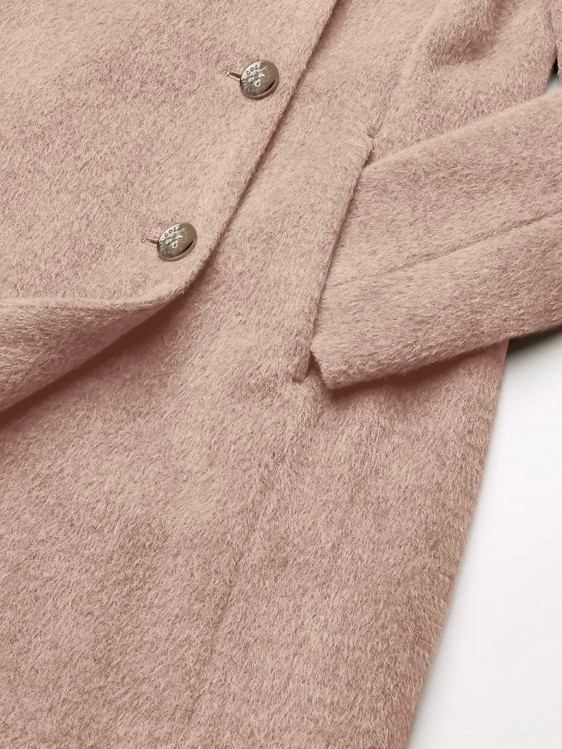 Cole Haan Women's Alpaca Blend Dropped Shoulder Coat