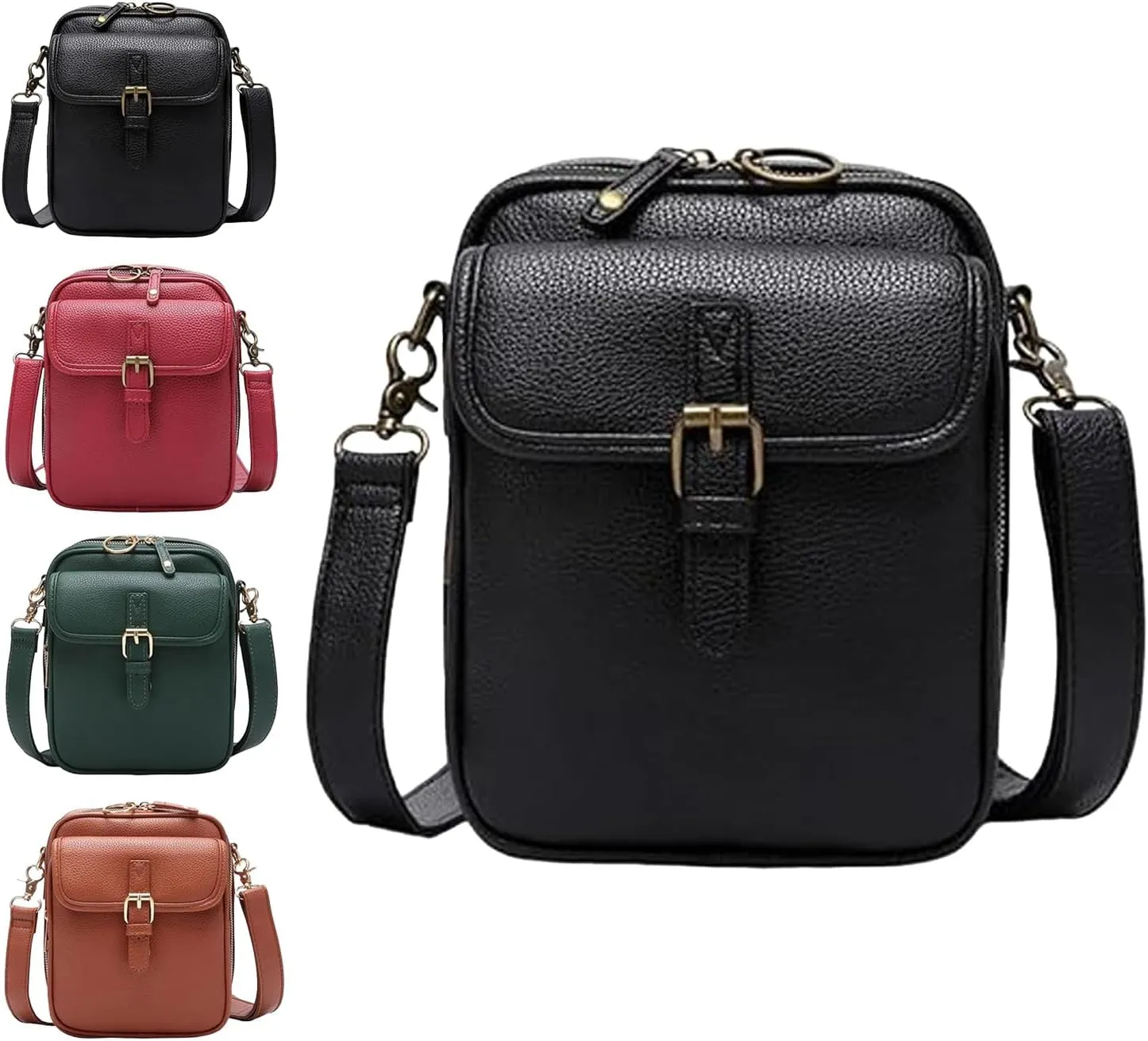 Comebybuy Vintage Large Capacity Messenger Bag, 2025 Upgrade Vintage Double Layer Large Capacity