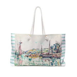 Concarneau by Paul Signac Weekender Bag