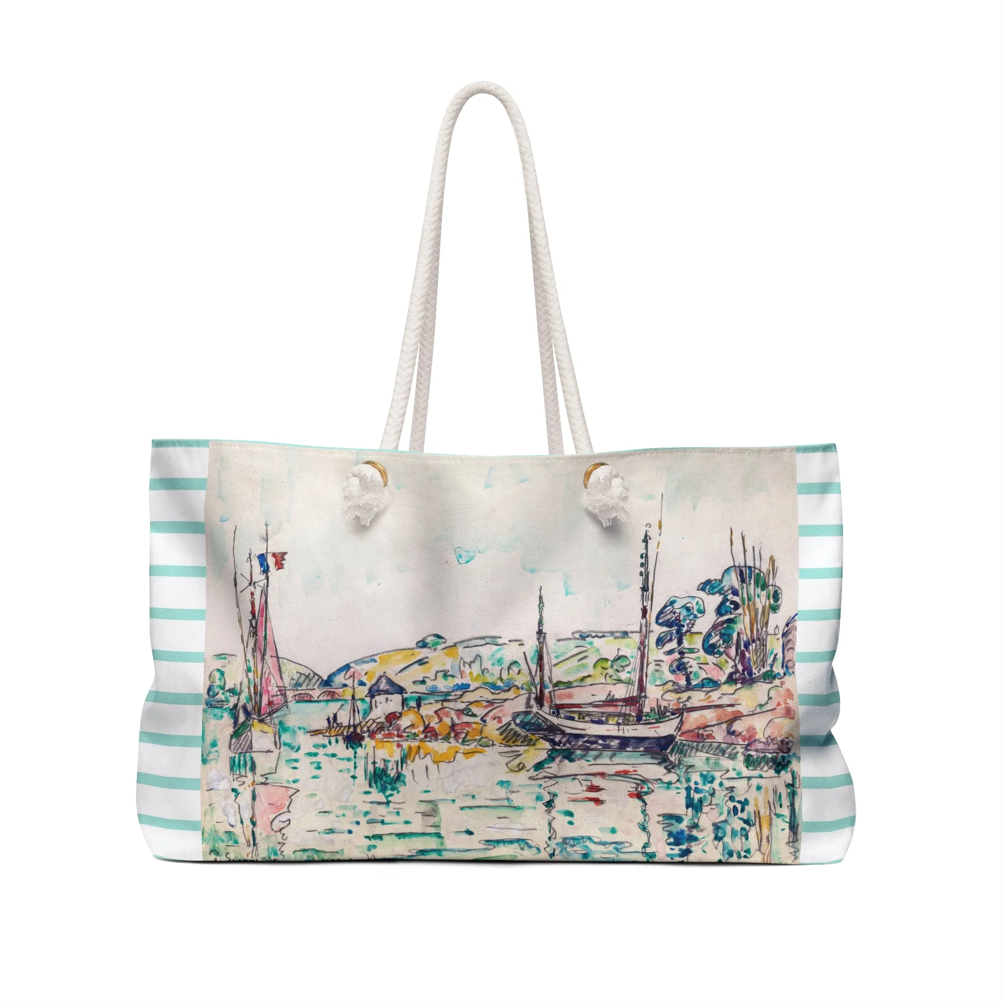 Concarneau by Paul Signac Weekender Bag