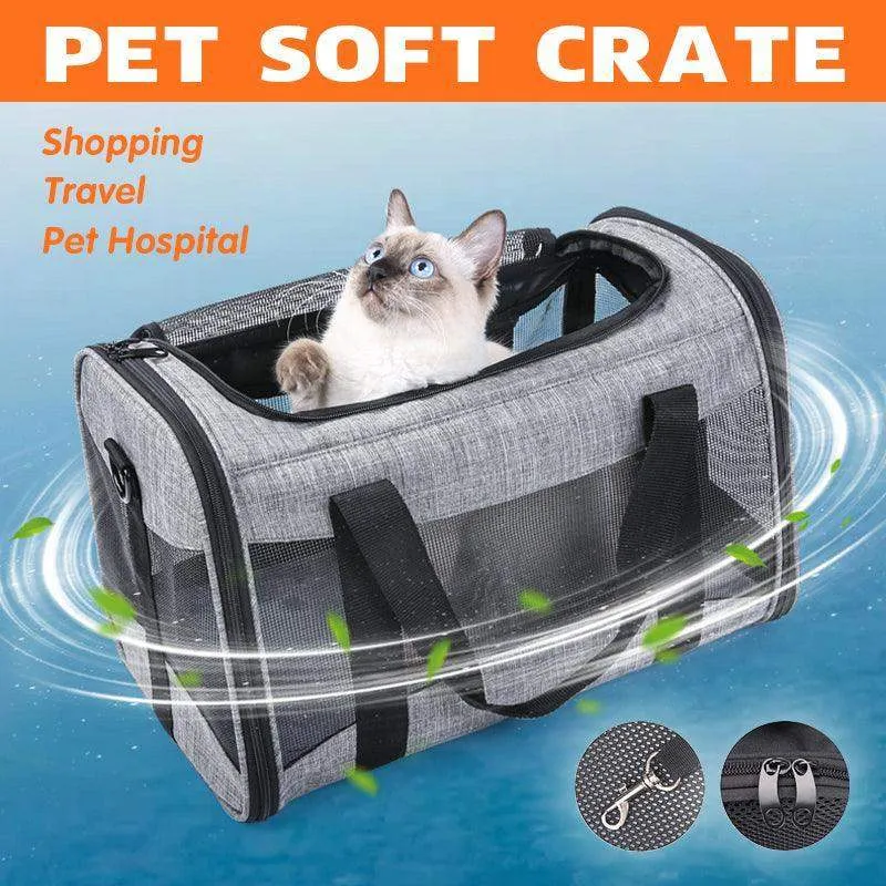 Convenient and Portable Foldable Pet Carrier