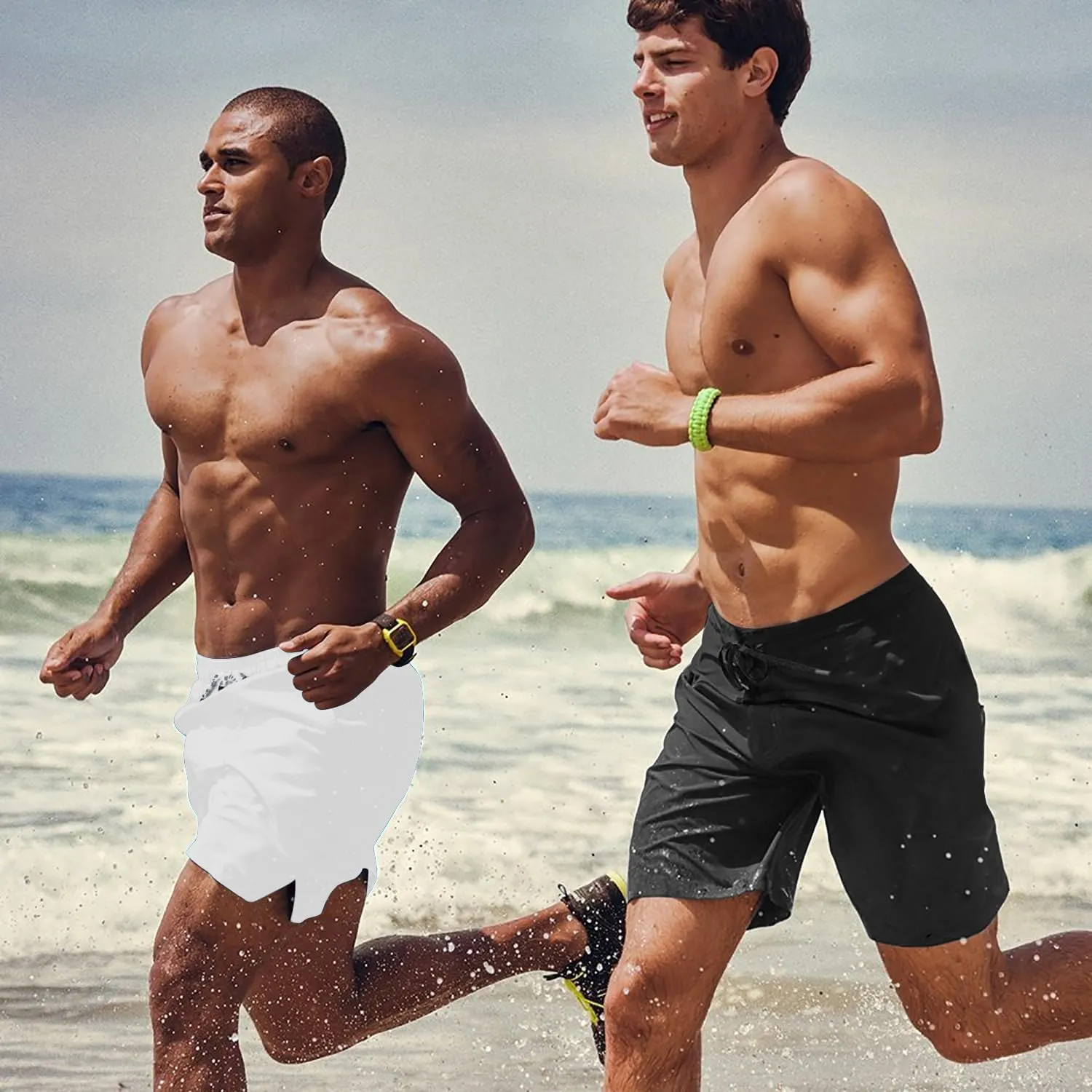 COOFANDY Men's Swim Trunks Quick Dry Board Shorts Swimsuit Swimwear Bathing Suit