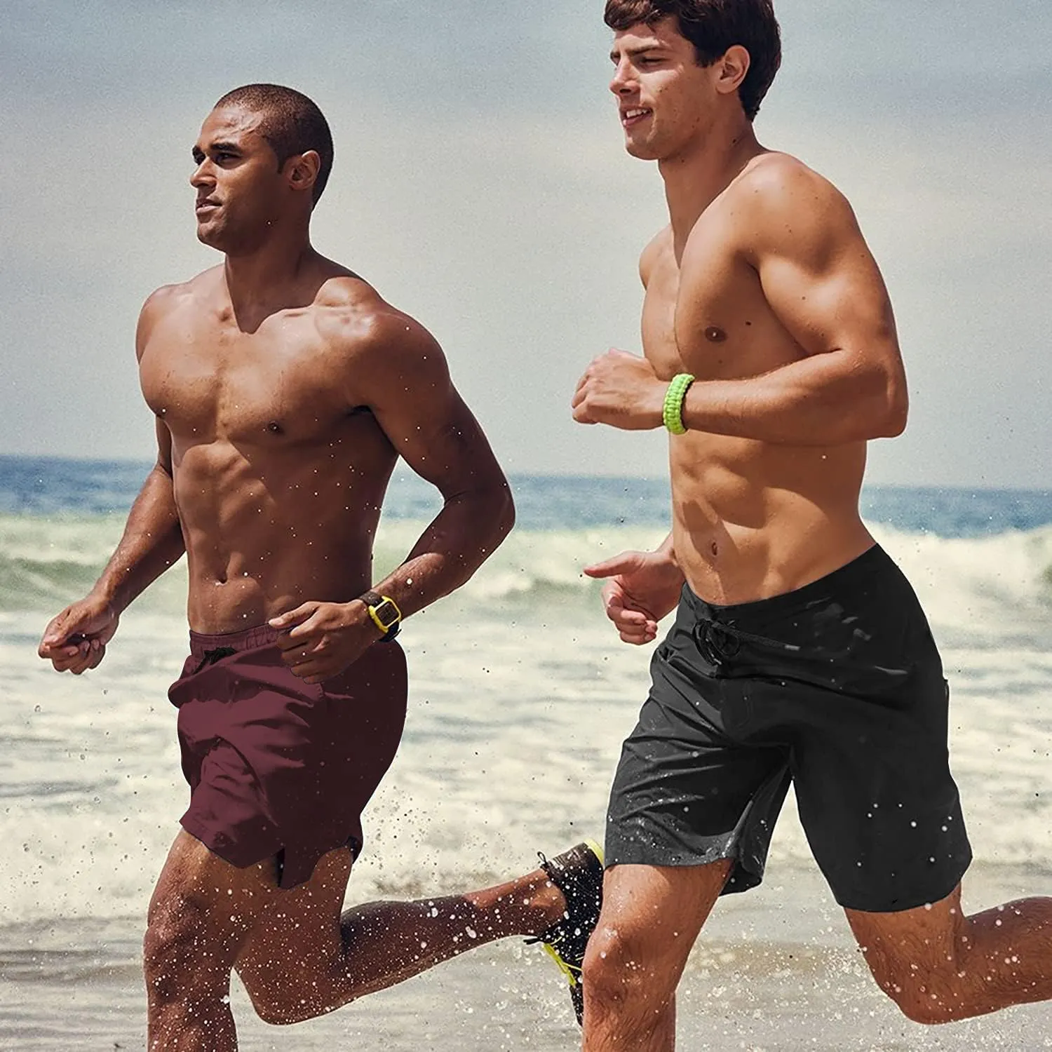 COOFANDY Men's Swim Trunks Quick Dry Board Shorts Swimsuit Swimwear Bathing Suit