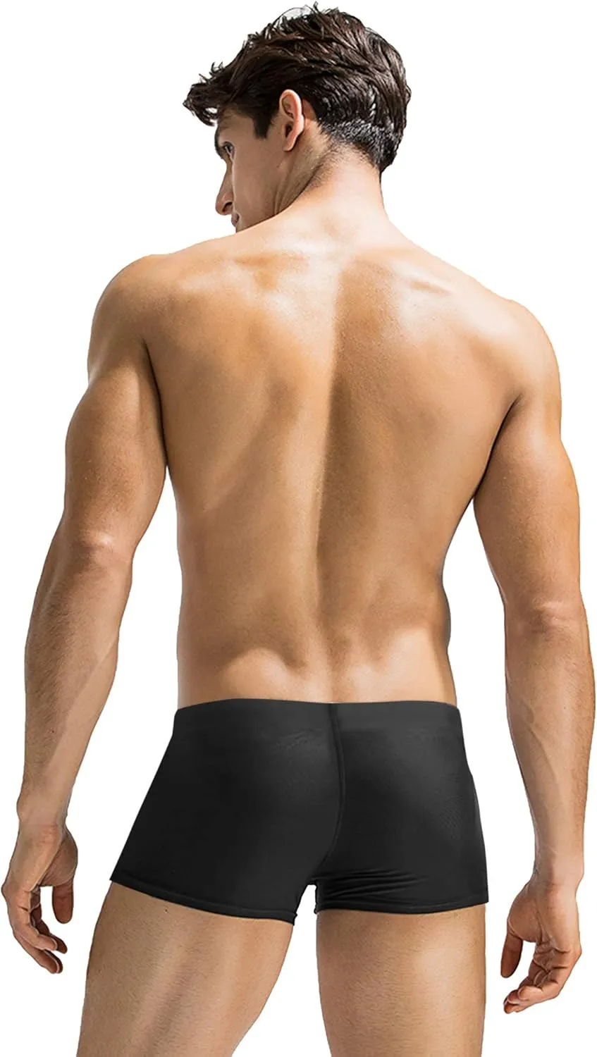 COOFANDY Men's Swimsuit Camo Quick Dry Mens Swimming Shorts Trunks with Pockets