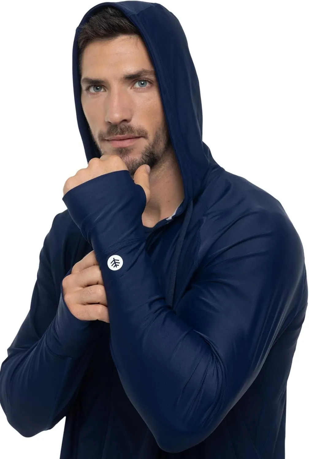 Coolibar UPF 50  Men's Ocala Swim Hoodie - Sun Protective