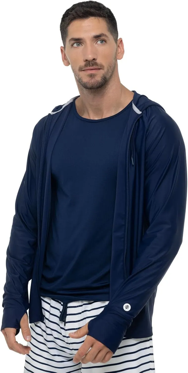 Coolibar UPF 50  Men's Ocala Swim Hoodie - Sun Protective