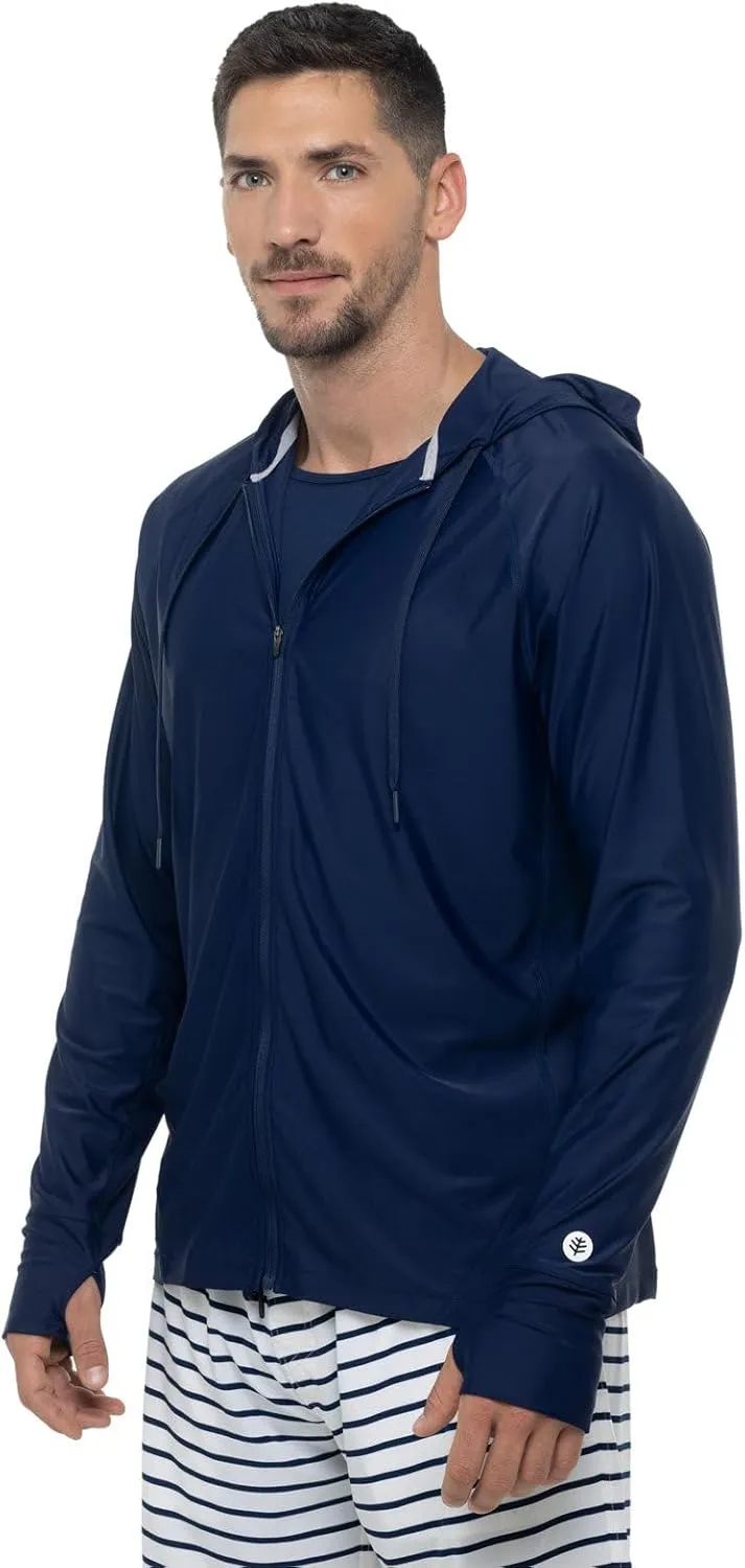 Coolibar UPF 50  Men's Ocala Swim Hoodie - Sun Protective