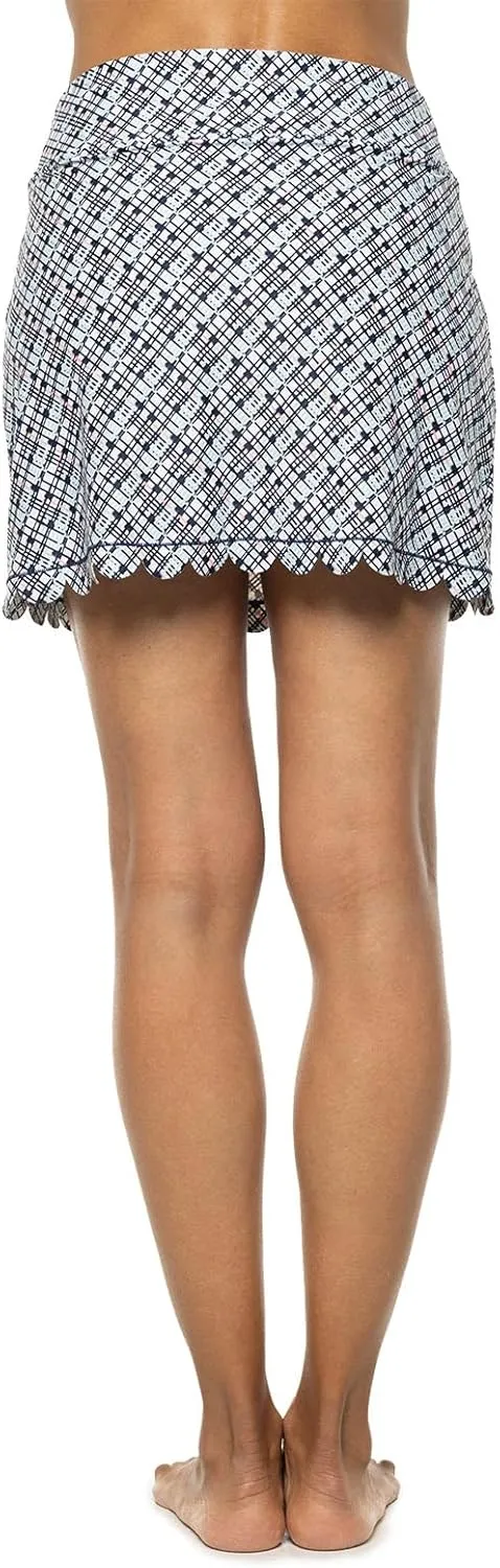 Coolibar UPF 50  Women's Sea Fan Scallop Skort - Sun Protective