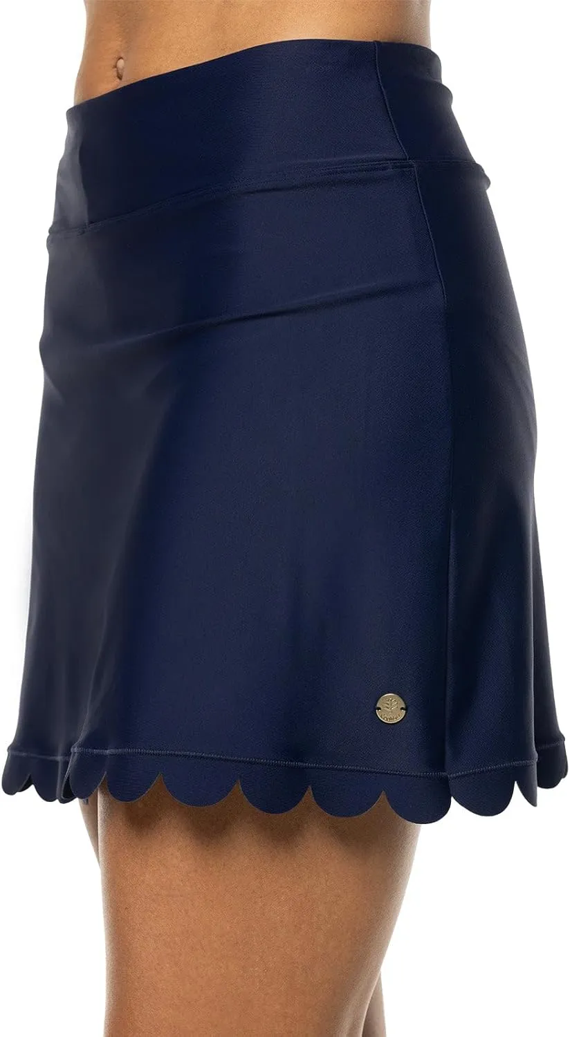 Coolibar UPF 50  Women's Sea Fan Scallop Skort - Sun Protective