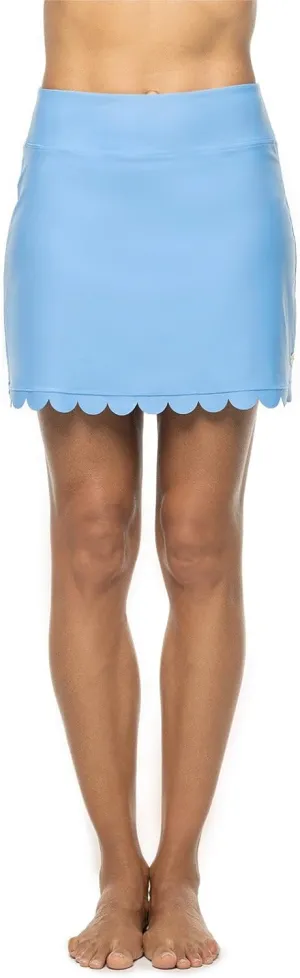 Coolibar UPF 50  Women's Sea Fan Scallop Skort - Sun Protective