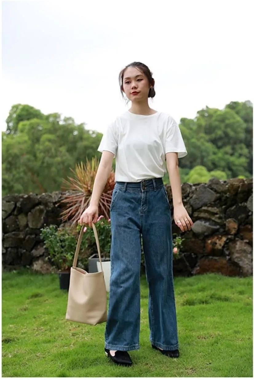 Cowhide Bucket Bag Large Capacity One Shoulder Genuine Leather Tote Bag Crossbody Bag Handbag(04)