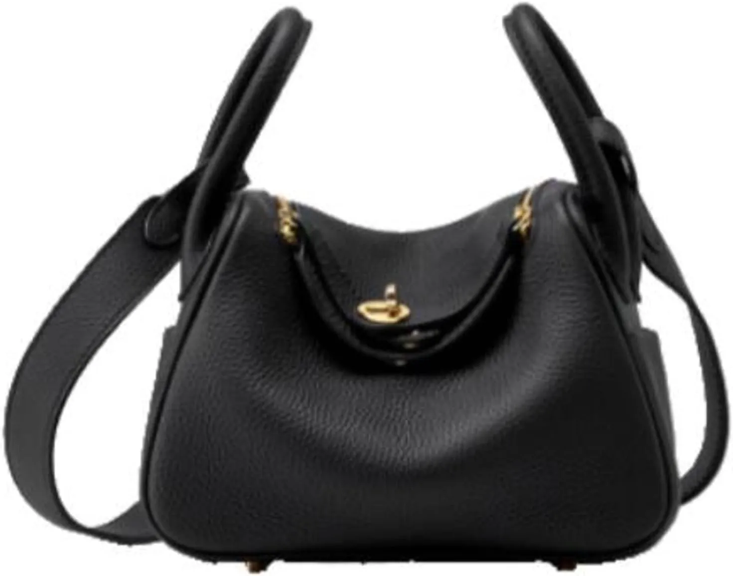 Cowhide Pillow Bag, Genuine Leather Shoulder Bag