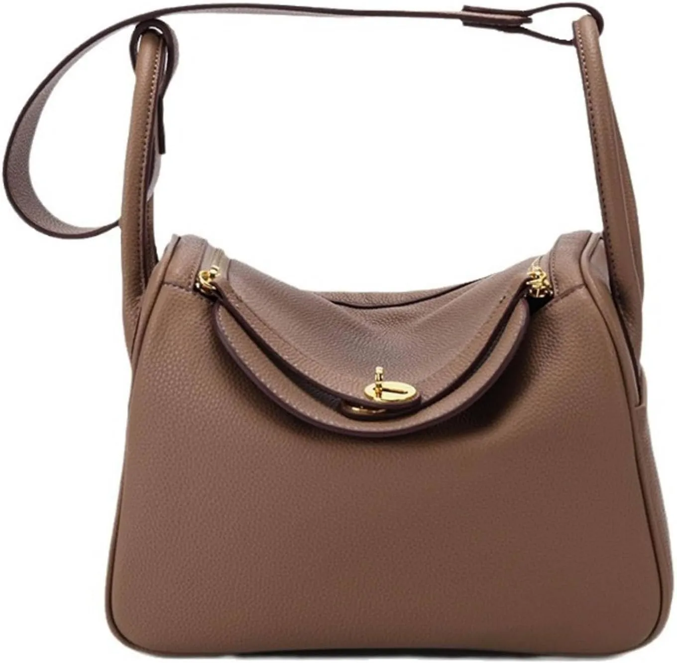 Cowhide Pillow Bag, Genuine Leather Shoulder Bag